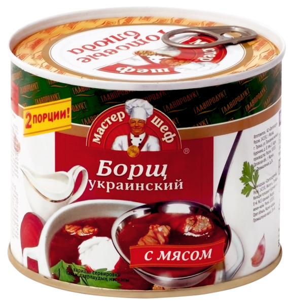 Борщ ГЛАВПРОДУКТ Мастер-шеф украинский с мясом